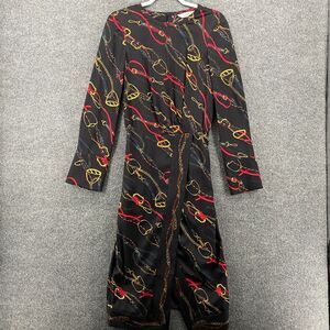 Paris Atelier Other Stories Dress Womens 2 Black Crew Neck Open Back‎ Old Money